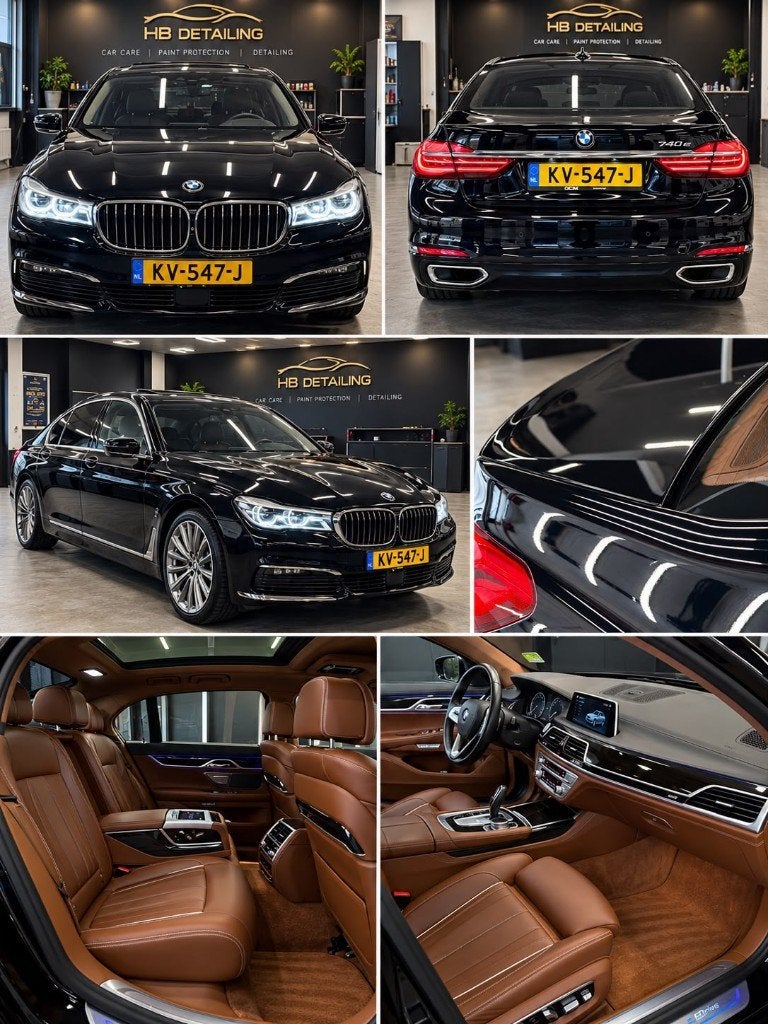 BMW 740e Individual | NL-Auto | NAP  360 camera, Auto's, Automaat, Achterwielaandrijving, 48 km/l, 258 pk