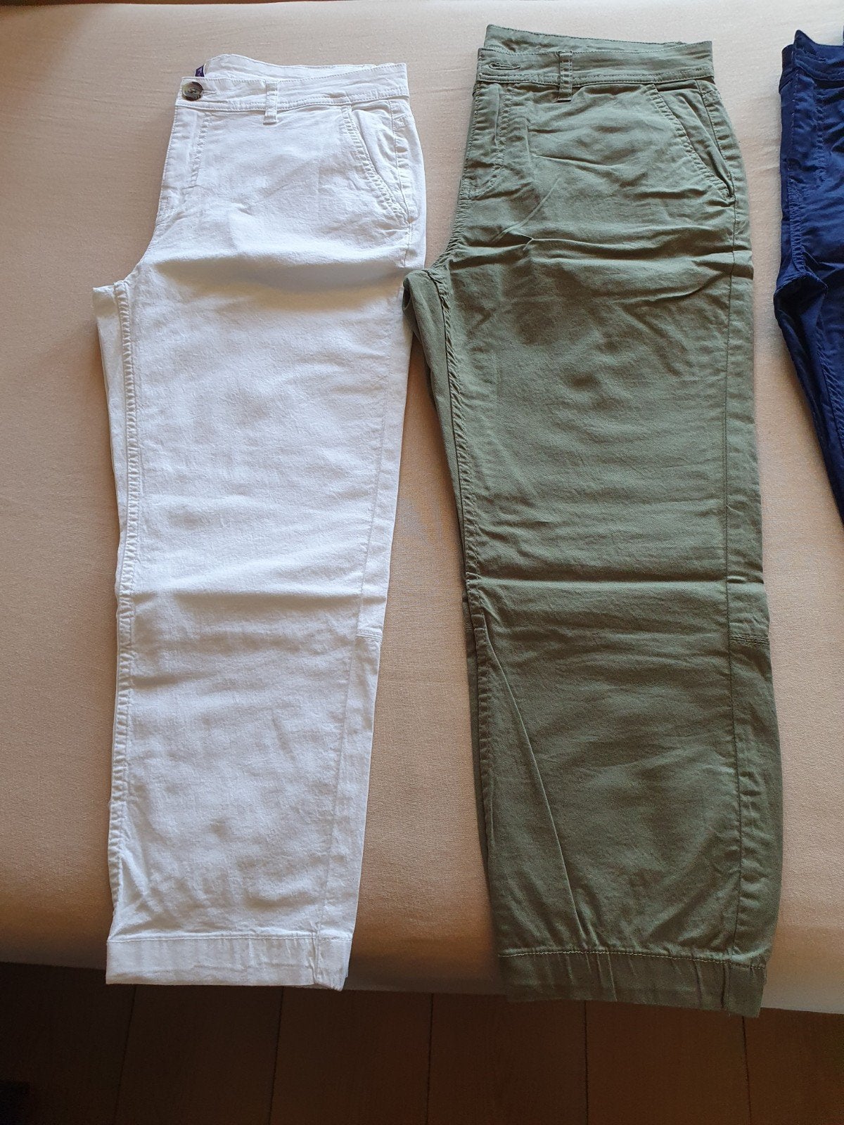 4 capri broeken maat 36, Blauw, Ophalen of Verzenden, Zo goed als nieuw, Driekwart