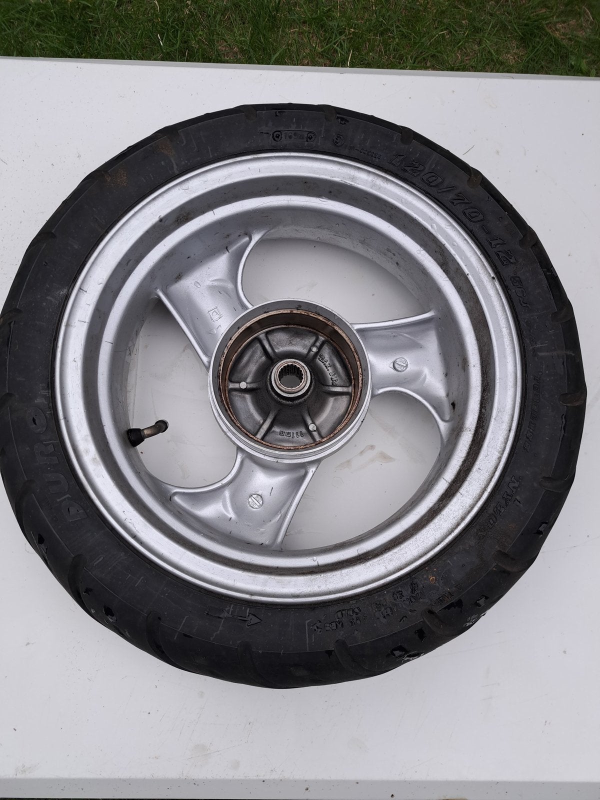 Achterwiel Kymco ZX50 DJ50 SYM verticaal 2-takt, Ophalen, Gebruikt, Overige typen, Kymco