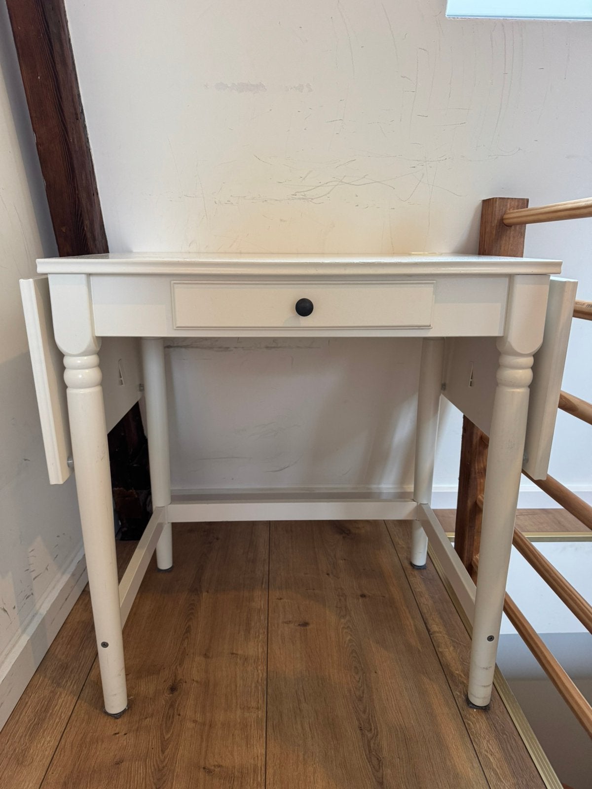 Ikea INGATORP klaptafel in wit; (59/88/117x78cm), Ophalen, Gebruikt, 50 tot 100 cm, 25 tot 50 cm