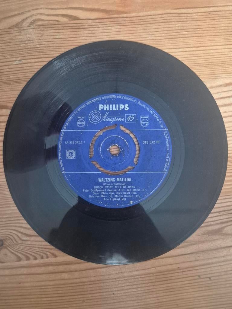 Dutch Swing College Band - Waltzing Matilda / Milord Single, Ophalen of Verzenden, Gebruikt, Jazz en Blues
