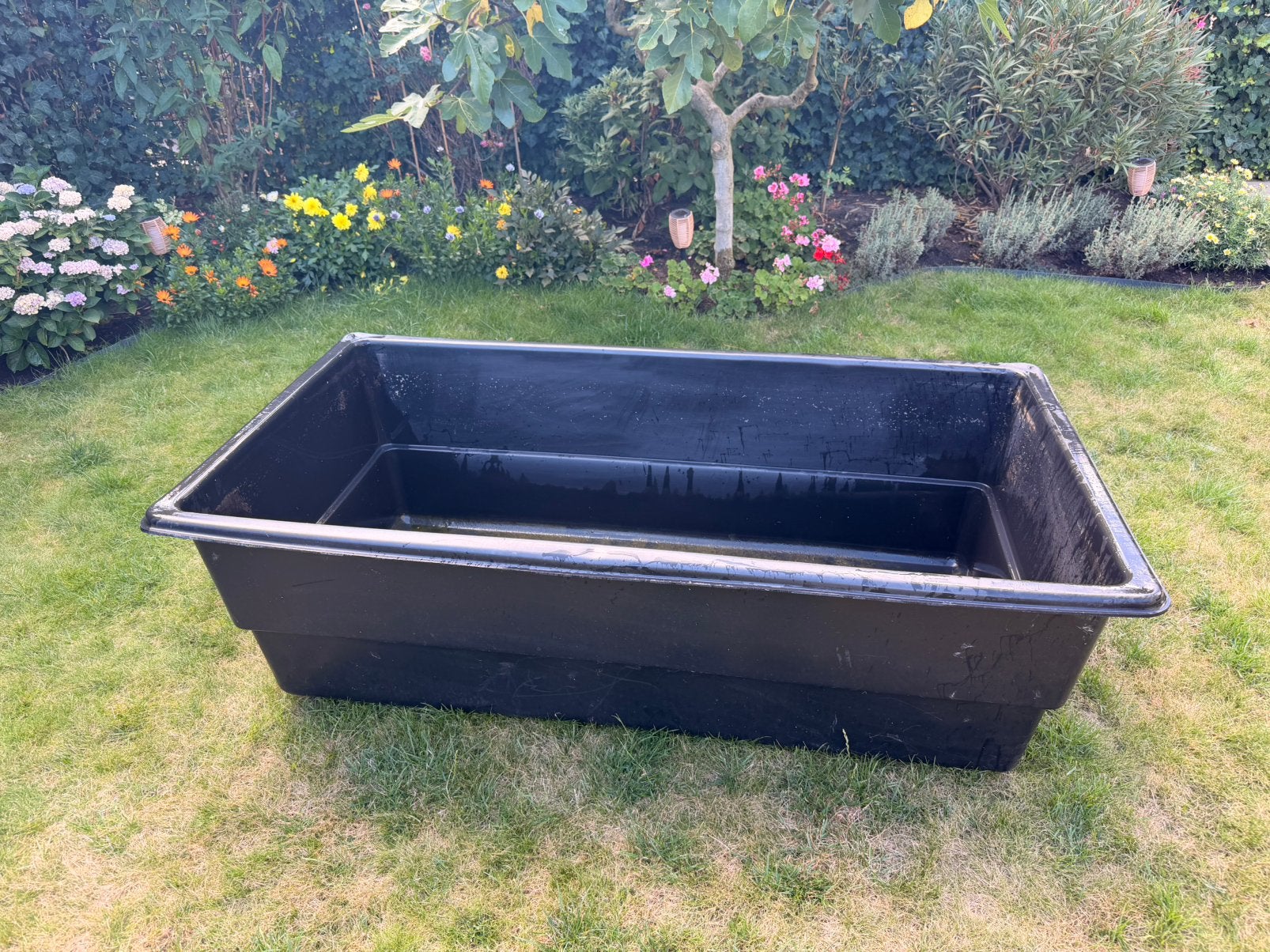 Vijverbak 150, Tuin en Terras, Bloembakken en Plantenbakken, Ophalen, Zo goed als nieuw, Rond, Kunststof