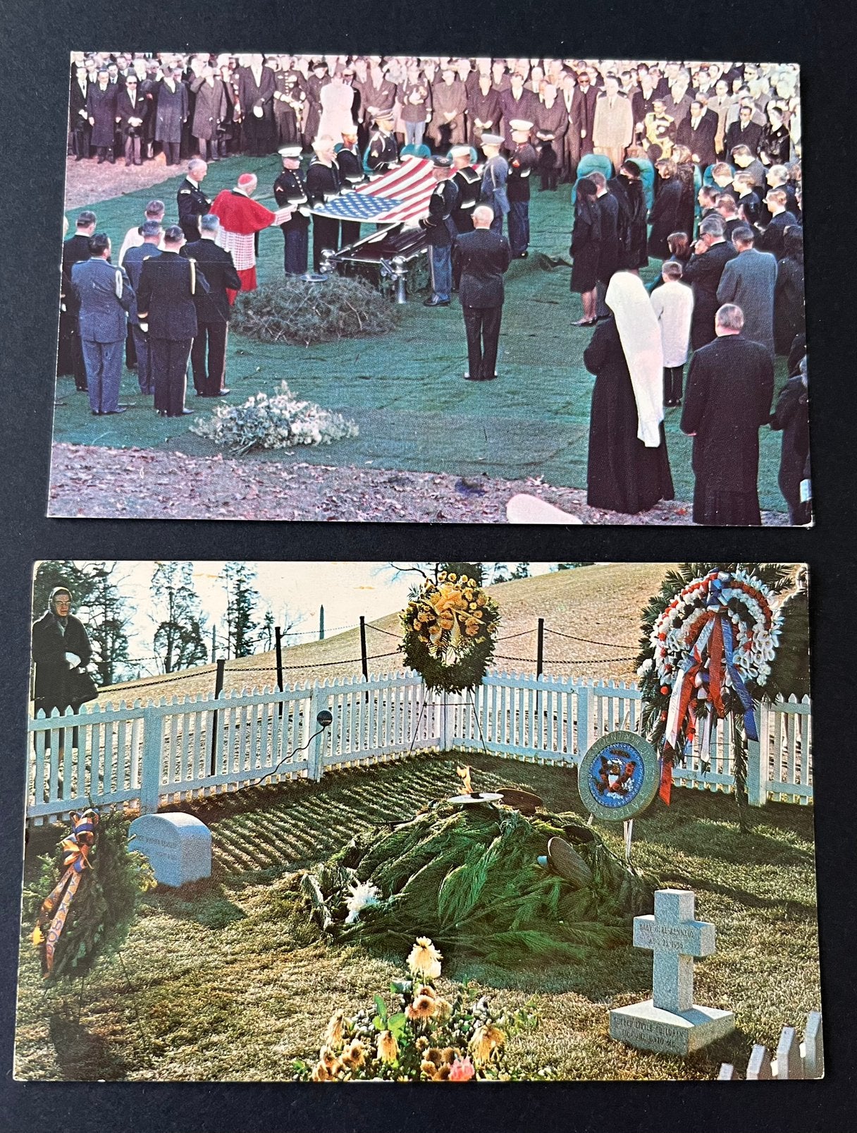 2x President John Kennedy 1963 - the united states, Ophalen of Verzenden, Gebruikt, Foto of Kaart