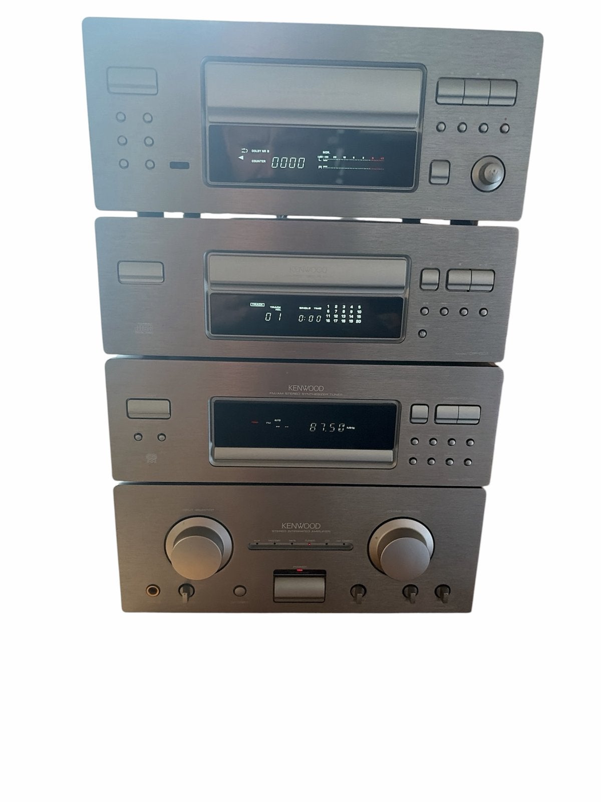 Kenwood Stereo Set 601 - Complete Hifi Installatie, Overige merken, Gebruikt, Cassettedeck, Losse componenten