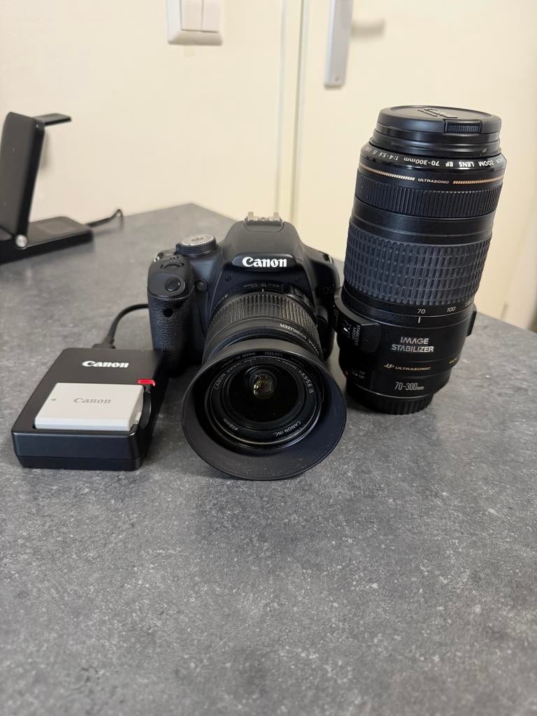 Canon EOS 500D Spiegelreflexcamera met 2 lenzen, Ophalen, Gebruikt, Spiegelreflex, Canon