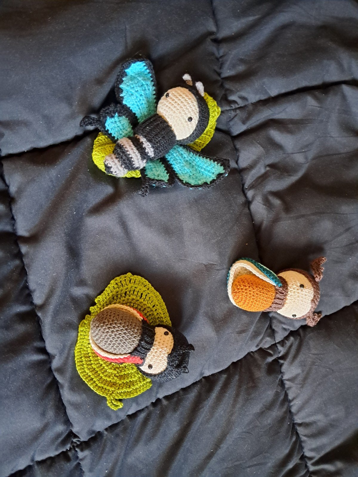 Handgemaakte gehaakte insecten knuffels, Handgemaakt, Overige typen, Nieuw, Ophalen of Verzenden