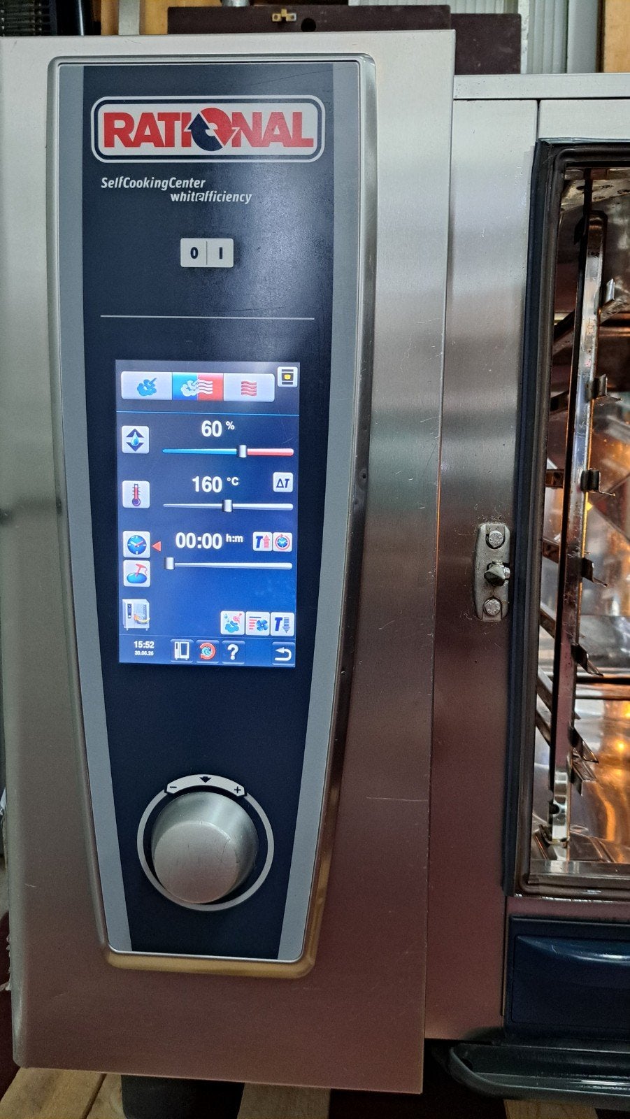 Rational SCC 6 we niveau propaan gas steamer, Ophalen, Ovens, Magnetrons en Steamers