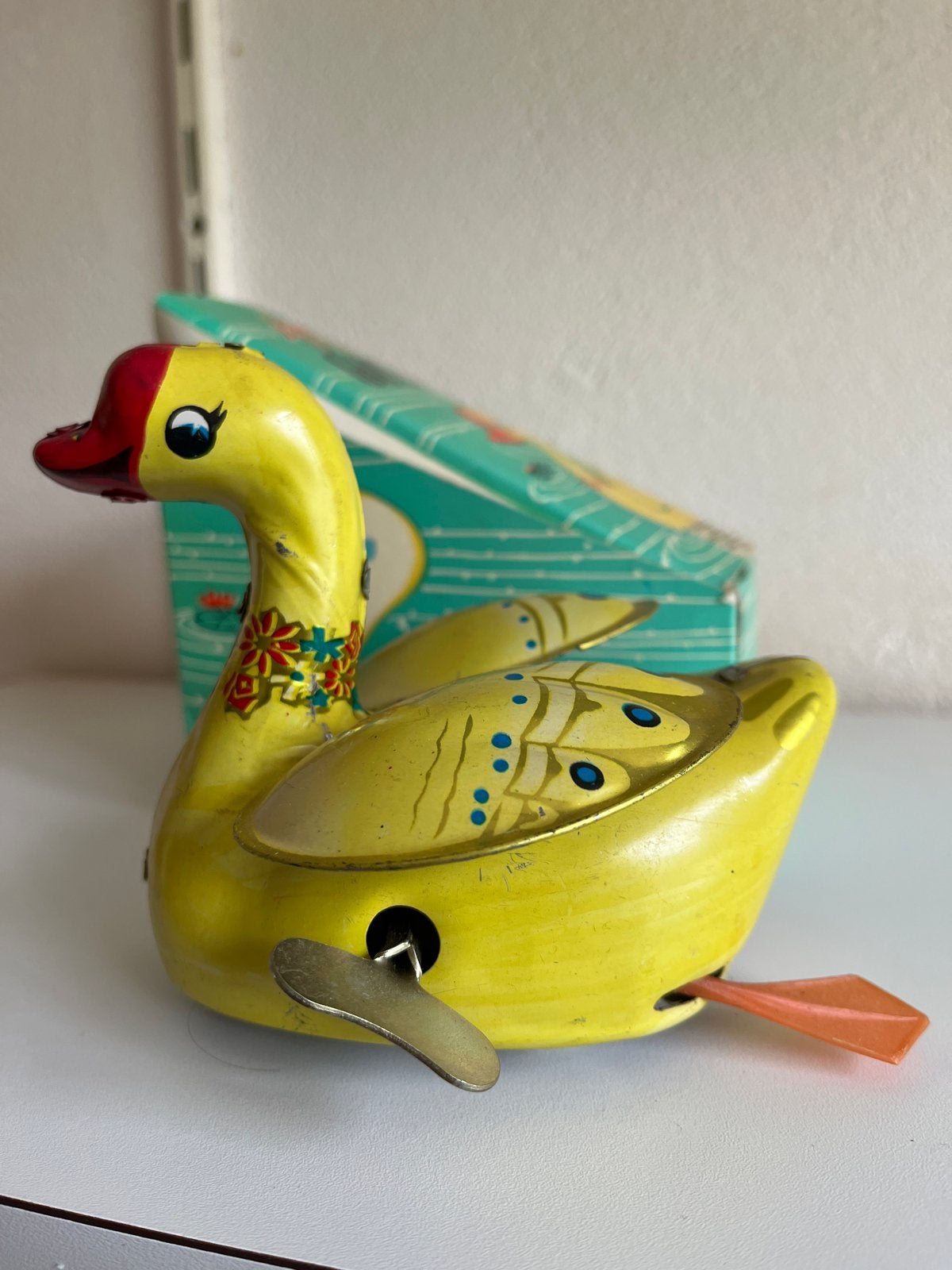 Vintage blikken opwindgans - GOSHAND - Made in China, Ophalen of Verzenden, Gebruikt, Jongen of Meisje