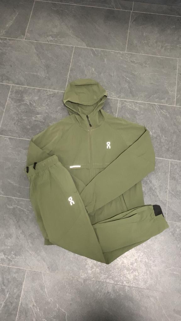 On Running Trainingspak - Groen, Kleding | Heren, Sportkleding, Zo goed als nieuw, Hardlopen of Fietsen, Maat 48/50 (M), Groen