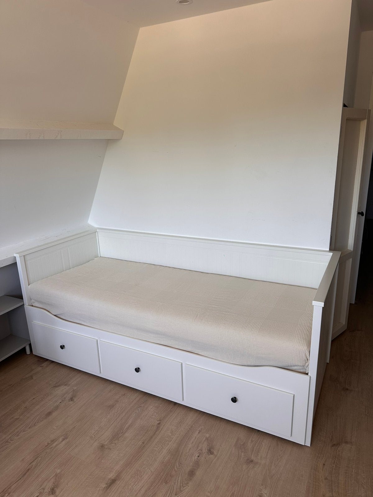 Bedbank zgan, Ophalen of Verzenden, Zo goed als nieuw, Tweepersoons, 80 cm