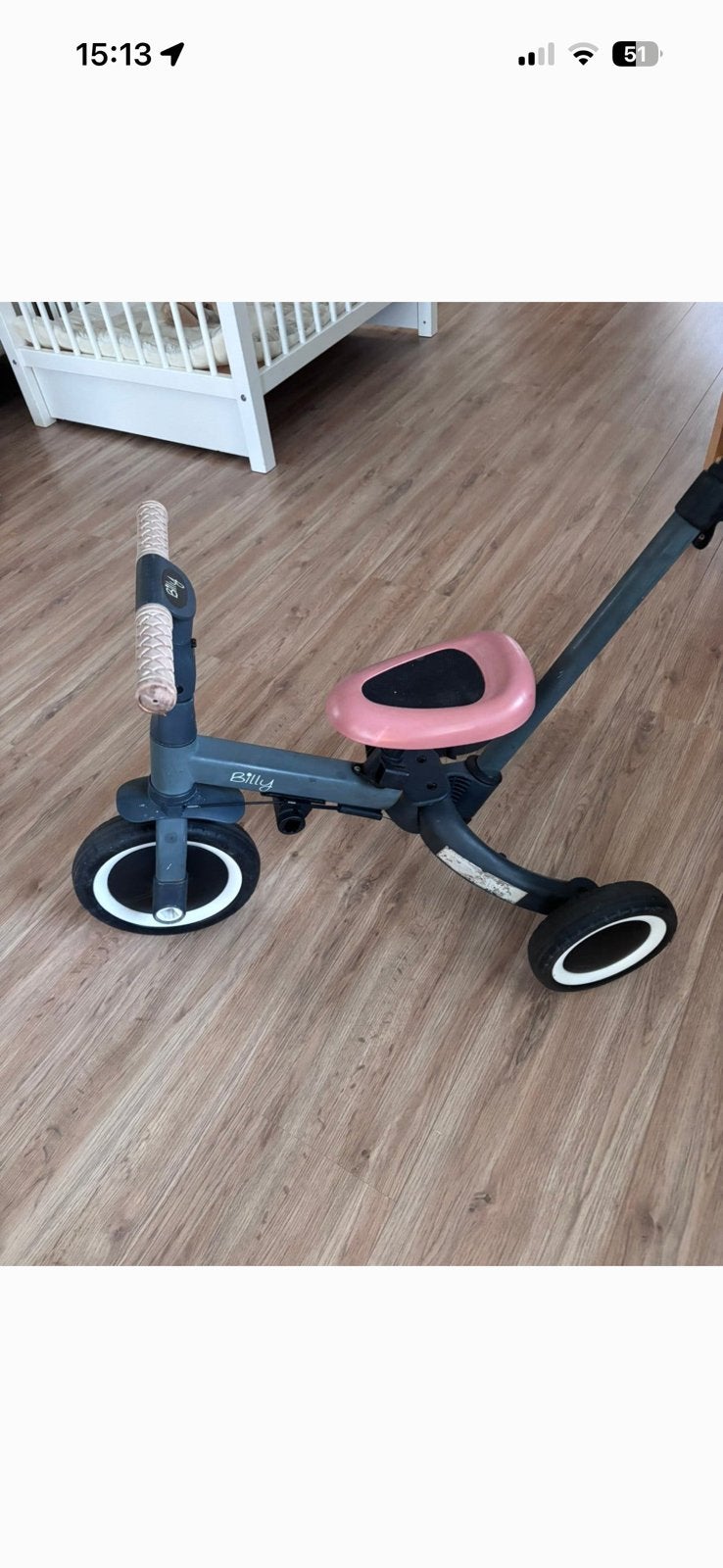 Billy loopfiets GRATIS, Ophalen, Gebruikt, Loopfiets