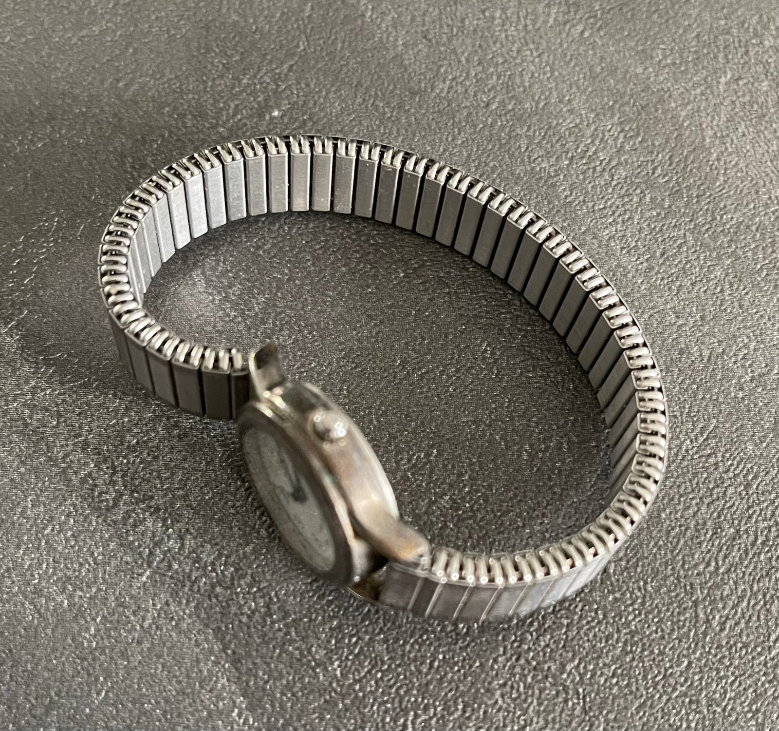 Vintage quartz horloge, Ophalen of Verzenden, Gebruikt, Staal, Overige merken