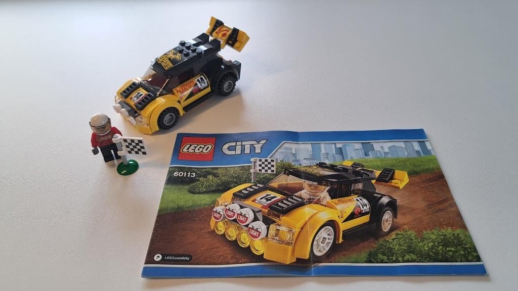 Lego City Rallyauto, Kinderen en Baby's, Speelgoed | Duplo en Lego, City, Lego, Ophalen of Verzenden, Zo goed als nieuw