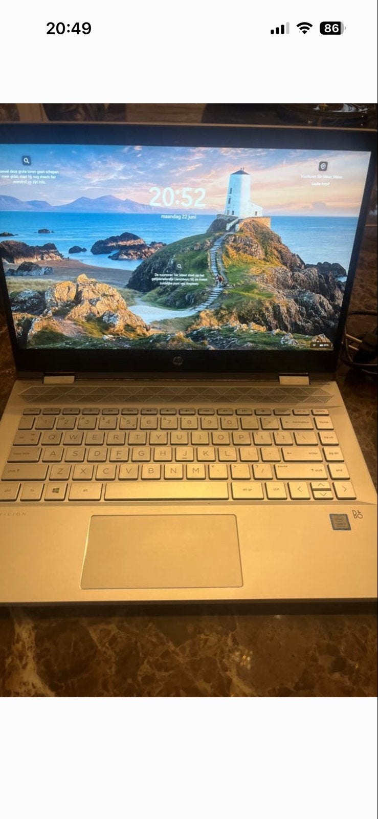 HP Pavilion x360 Convertible 14-cd1xxx - Laptop & Tablet, Computers en Software, Windows Laptops, Gebruikt, 2 tot 3 Ghz, Qwerty