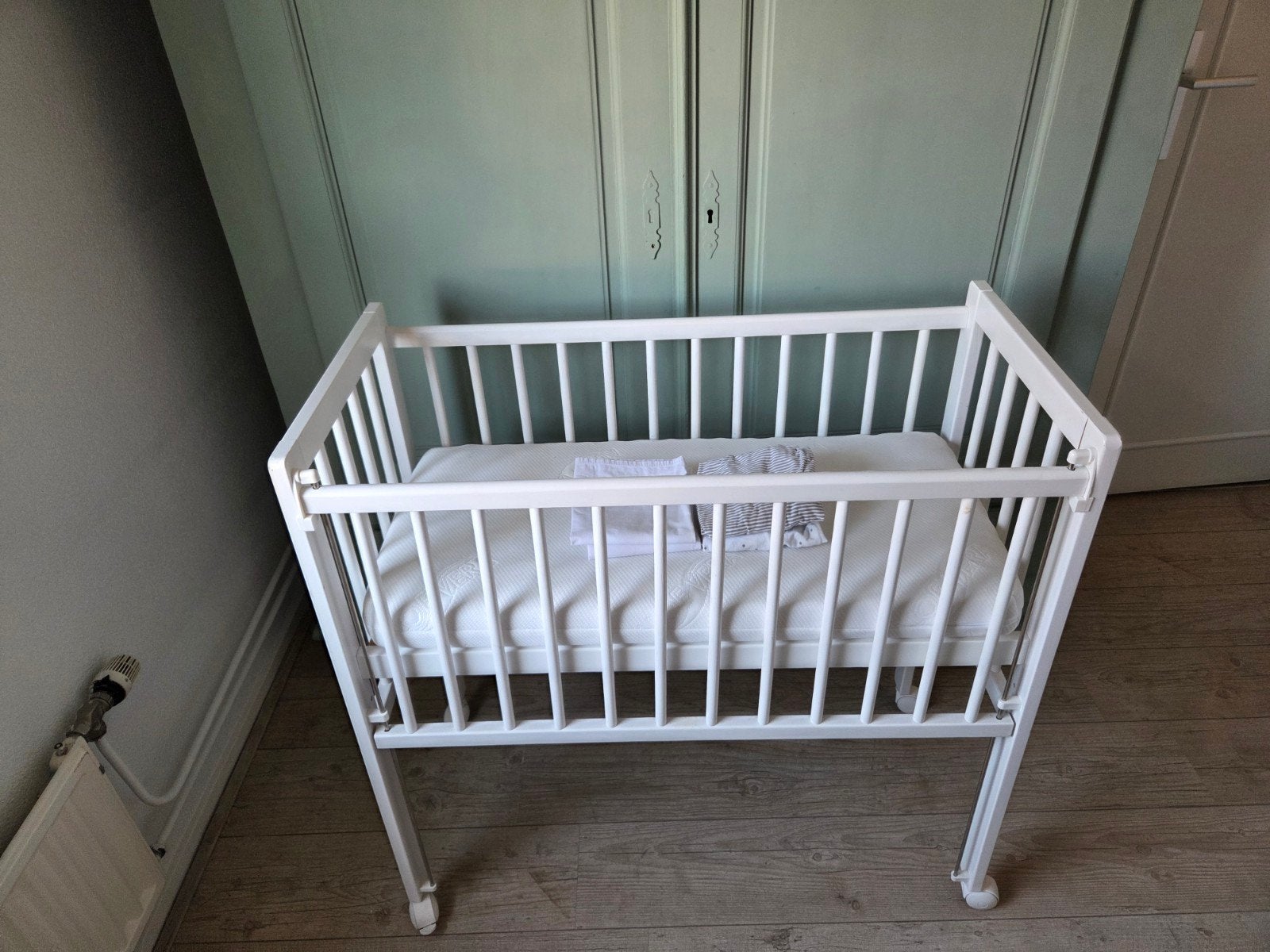 Witte Co-sleeper Wieg - 95x45 cm, Ophalen