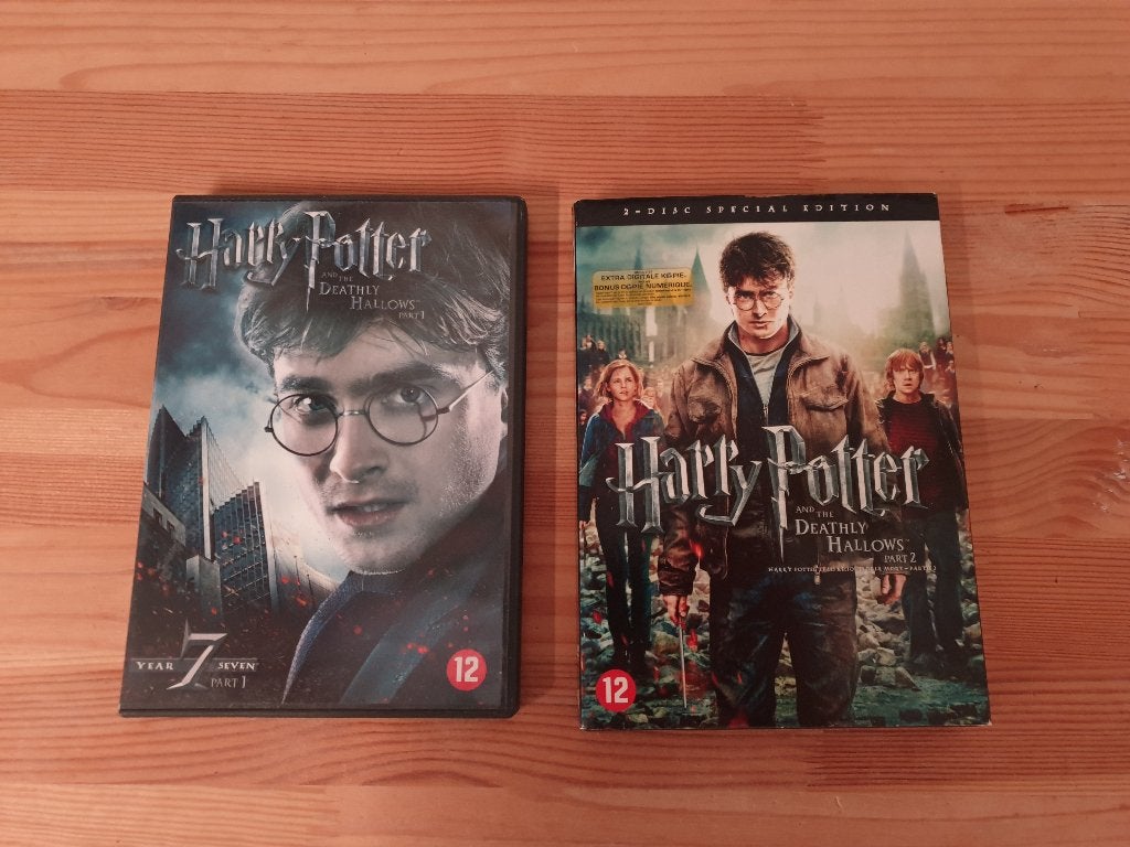 2 DVDS Harry Potter Deathly Hallow Part 1 and 2, Ophalen of Verzenden, Overige typen