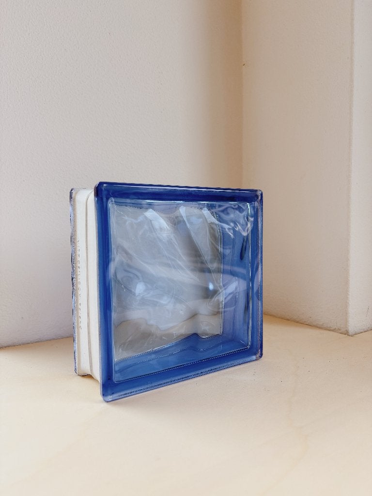 GLAZEN BOUWSTEEN WOLK | BLAUW, Minder dan 80 cm, -, Minder dan 80 cm, -
