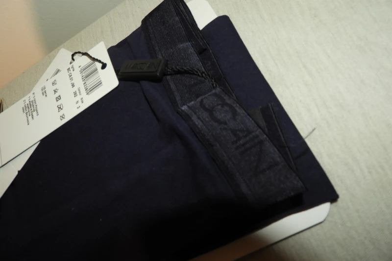 Marccain panty donker blauw tailleband met merk erop NieuwN3, Nieuw, Maat 40/42 (M), Panty, Marccain