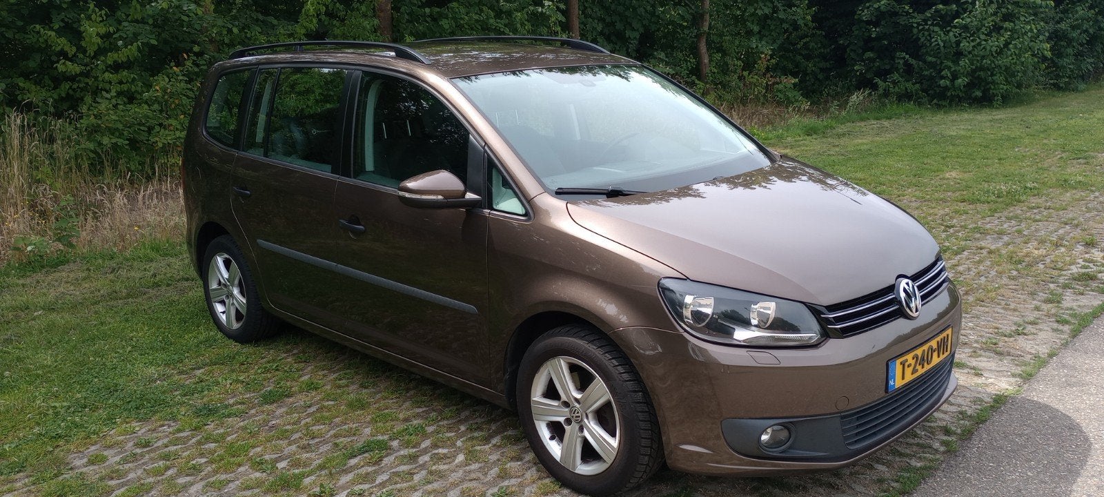 Volkswagen Touran 1.2 TSI 77KW BMT 7P 2015 Bruin, Auto's, Volkswagen, Voorwielaandrijving, Stof, 4 cilinders, Bruin