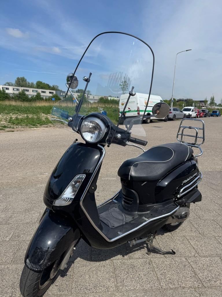 Sym fiddle 2 (snor), Fietsen en Brommers, Ophalen, Gebruikt, Benzine, Fiddle