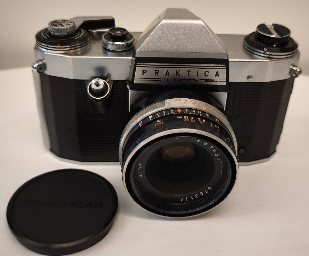 camera Praktica Nova with 50mm f/2.8 lens (M42), Ophalen, Gebruikt, Spiegelreflex, Overige Merken