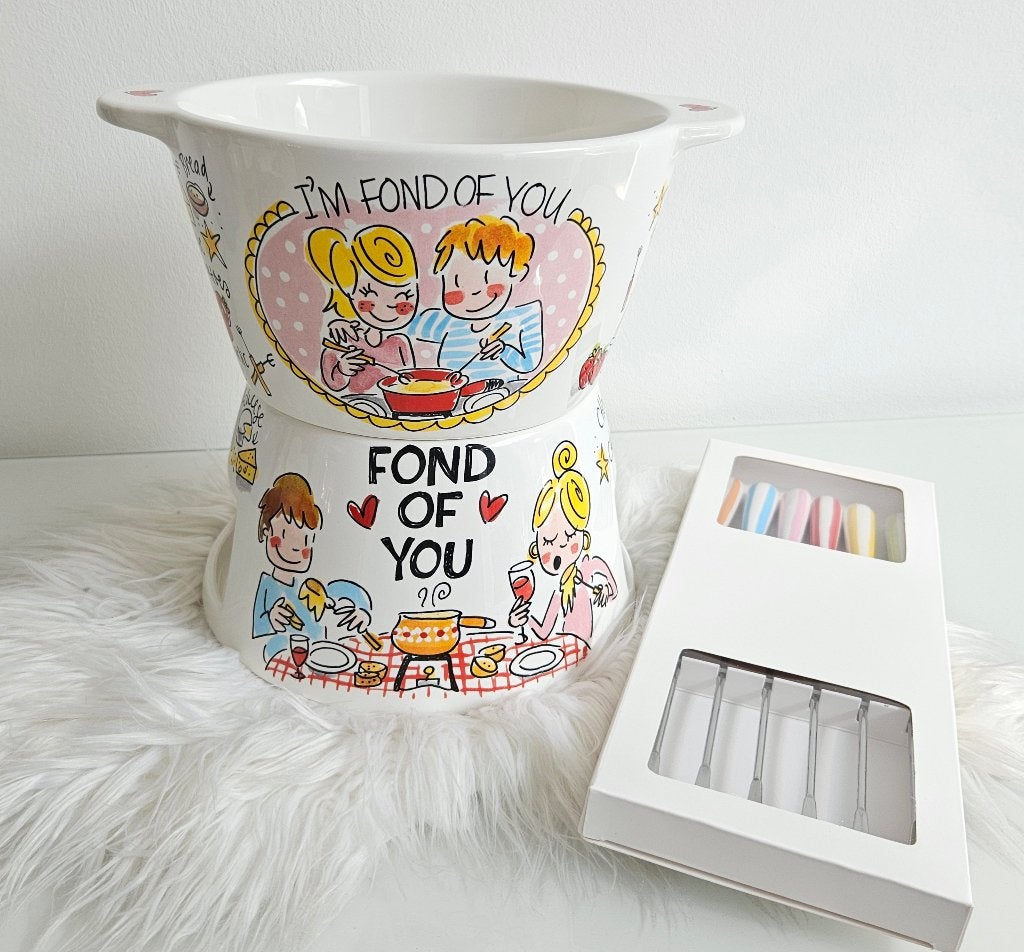 Blond Amsterdam fondue set, Huis en Inrichting, Keuken | Servies, Ophalen of Verzenden, Nieuw, Aardewerk, Schaal of Schalen