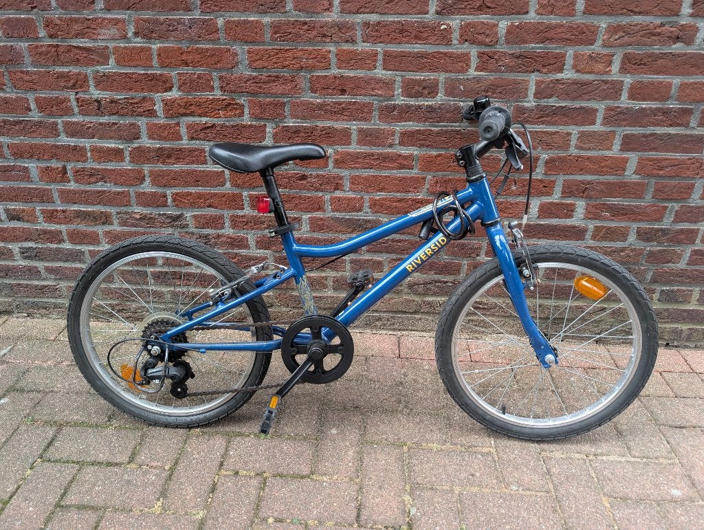 Riverside kinderfiets 20 inch, Fietsen en Brommers, Ophalen, 20 inch of meer, Gebruikt, Velgrem