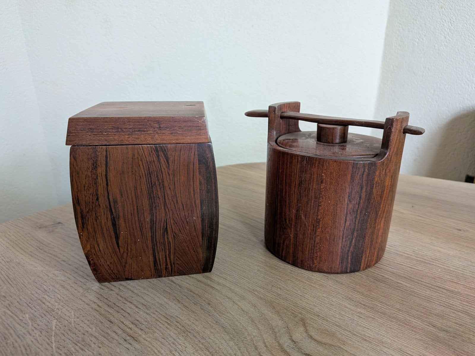 Zeldzame Jean Gillon Jacaranda Set Italma Wood Art jaren 60, Ophalen