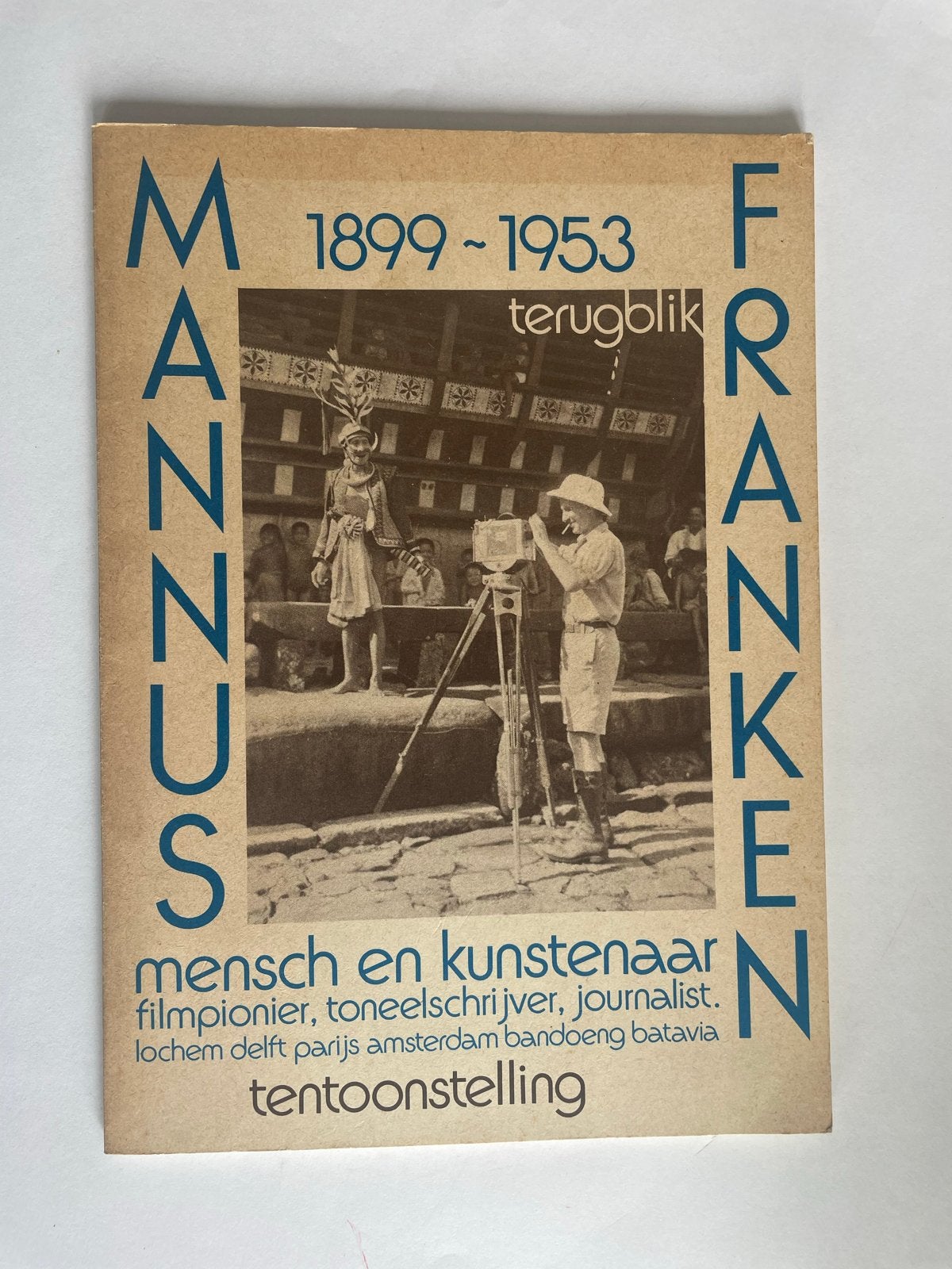 Mannus Franken 1899-1953 Terugblik Tentoonstelling, Ophalen of Verzenden, Gelezen, Fotografie algemeen