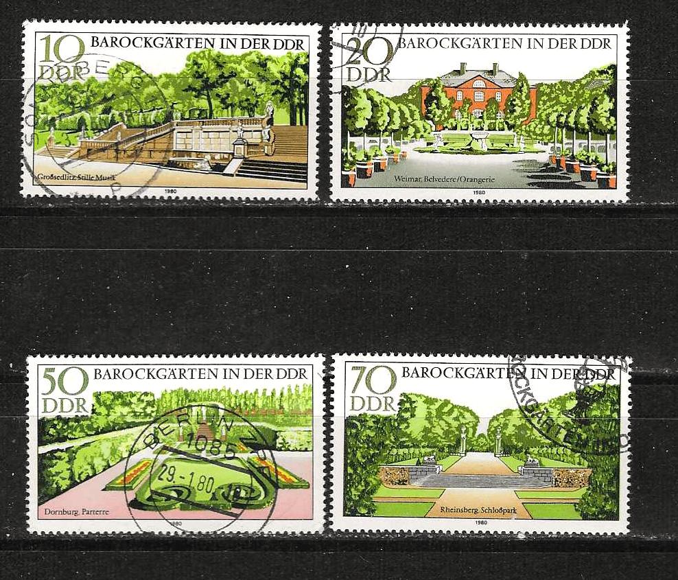 DDR 2486-2489, Ophalen of Verzenden, DDR, Gestempeld