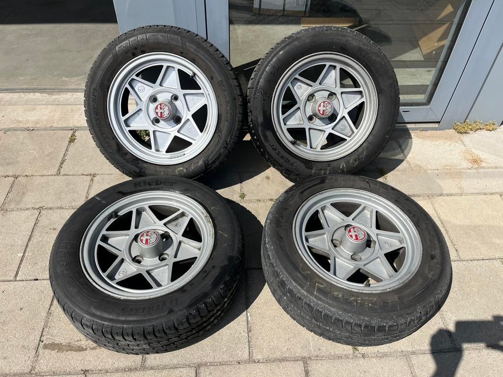 6 Spaaks Stil Auto wielen steel 108  Alfa Romeo  105, Ophalen, Zomerbanden, Banden en Velgen