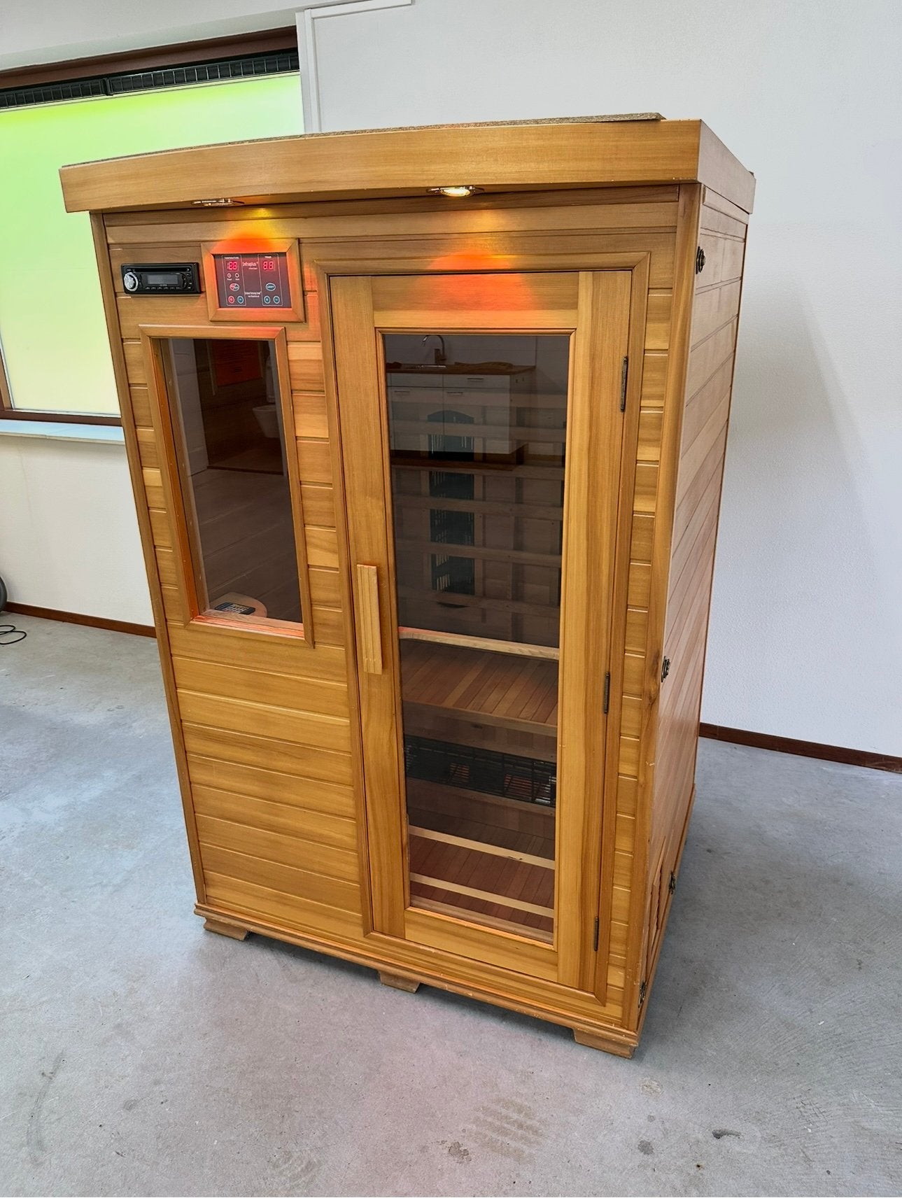 Tekoop: Infraplus 2 premium infrarood sauna, Ophalen of Verzenden, Infrarood, Complete sauna