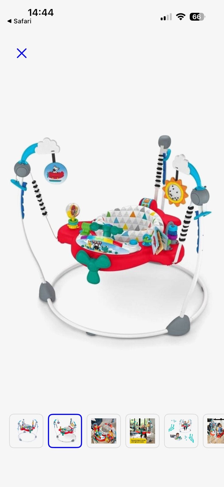 Einstein baby jumper, Kinderen en Baby's, Wipstoeltjes, Ophalen, Zo goed als nieuw