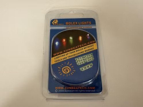 Sunbeam 4p Molex LED Lights red (6x), Sunbeam, Sunbeam, Nieuw, Ophalen of Verzenden