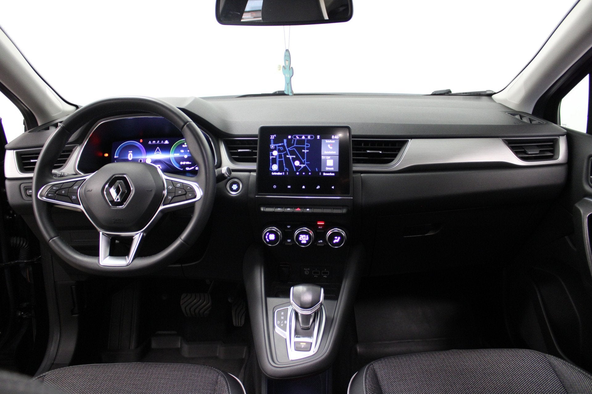 Renault Captur 1.6 E-Tech Plug-in Hybrid 160 Intens, 77 km/l, Gebruikt, 4 cilinders, Leder en Stof