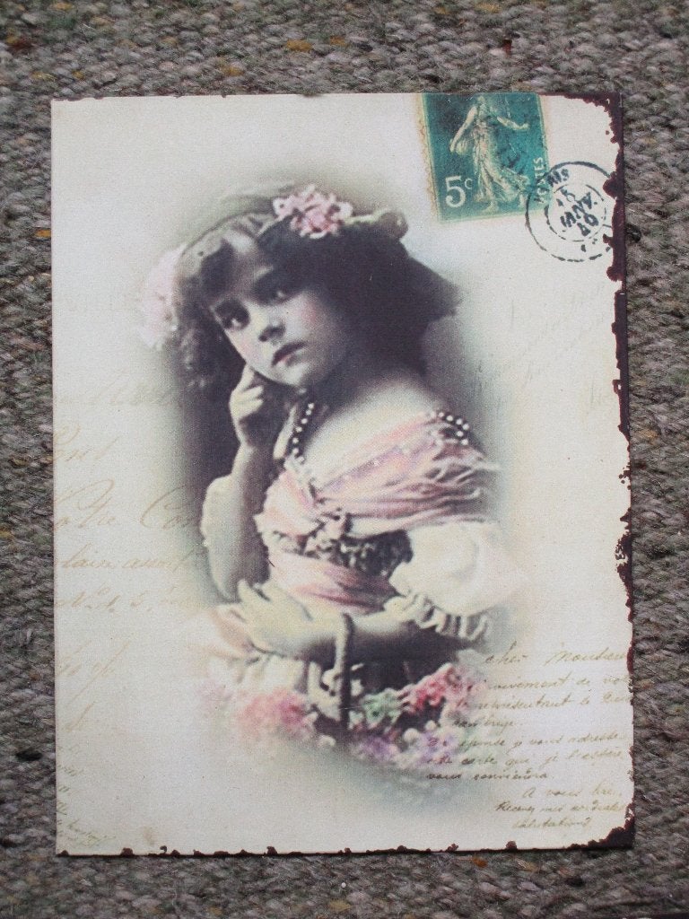 nostalgische afbeelding, Minder dan 50 cm, Gebruikt, Overige typen, Ophalen of Verzenden