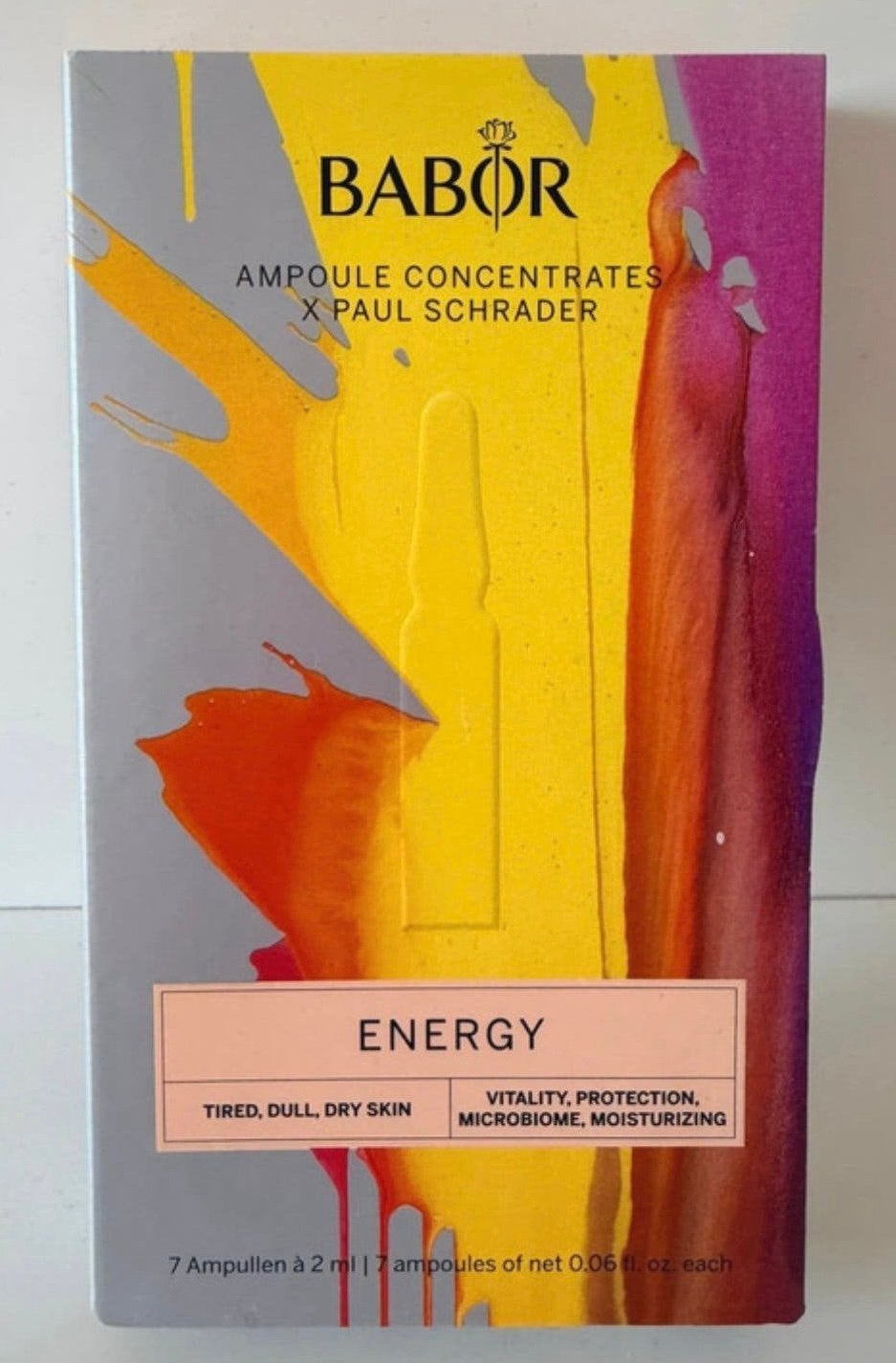 BABOR Energy Ampullen Set | 7-daagse kuur | Nieuw, Ophalen of Verzenden, Zo goed als nieuw, Gehele gezicht, Verzorging