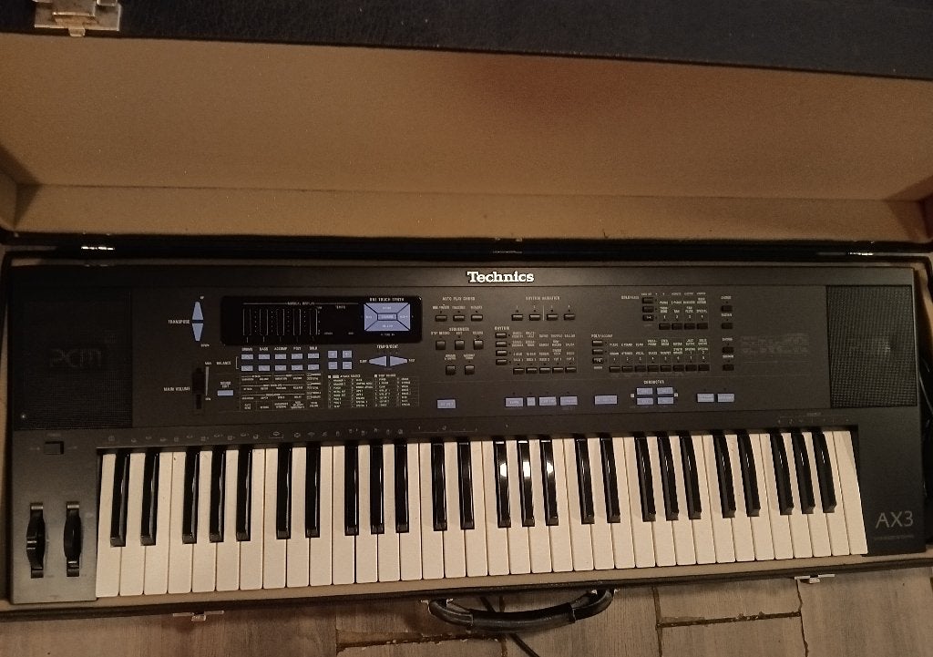 Synthesizer keyboard Technics Japan, Muziek en Instrumenten, Keyboards, 61 toetsen, Zo goed als nieuw, Technics, Met standaard
