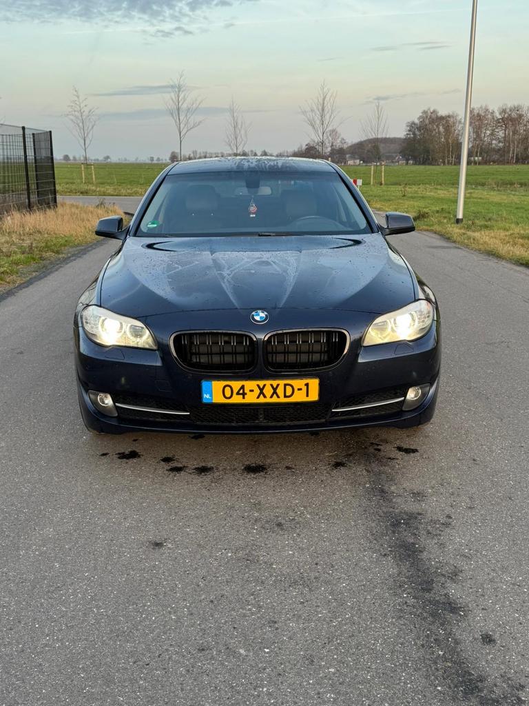 BMW 5-Serie 3.0 530D Aut8 2012 Blauw, Auto's, BMW, Automaat, Achterwielaandrijving, 1670 kg, Blauw