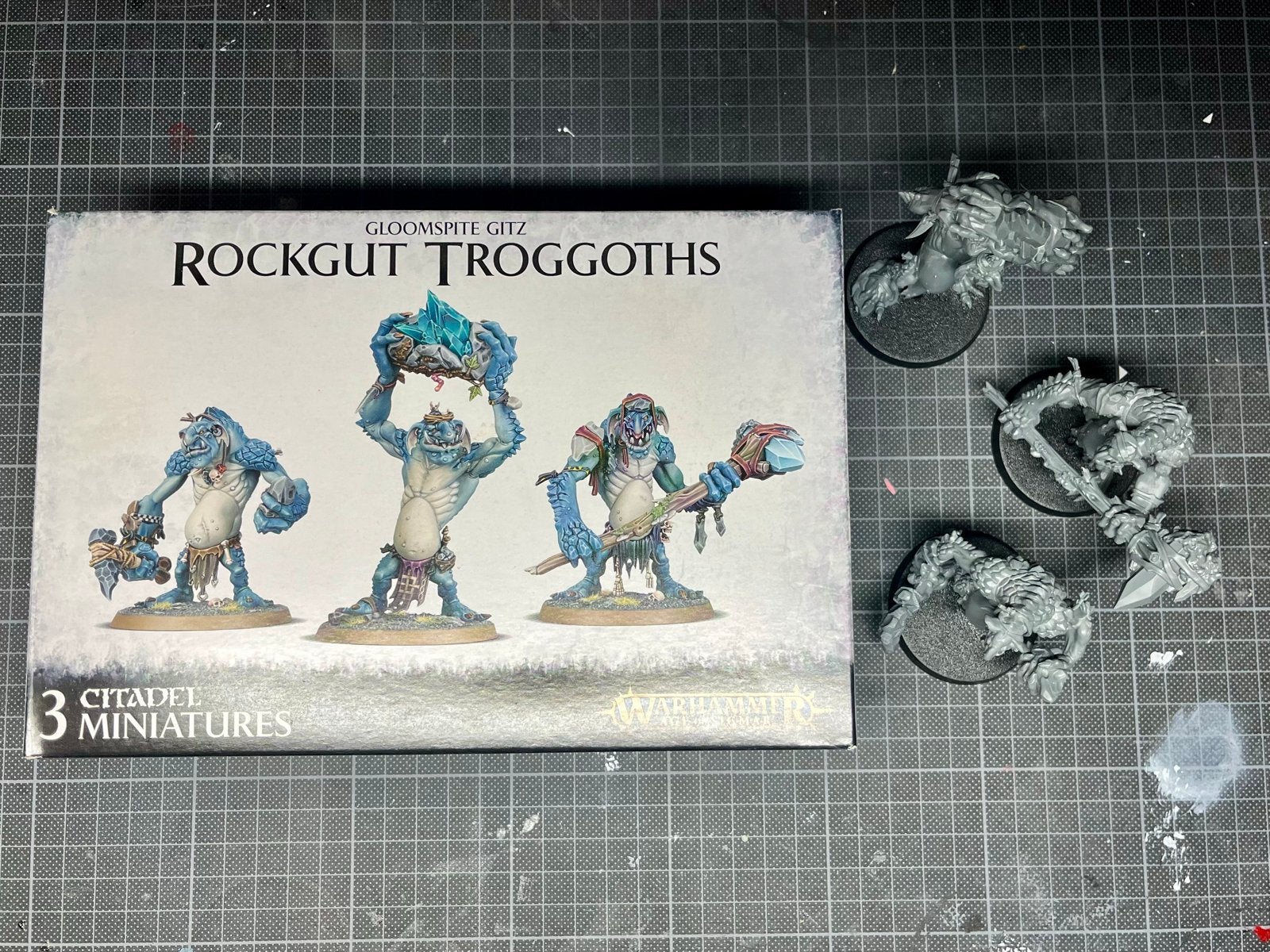 Warhammer Age of Sigmar: Rockgut Troggoths (Gloomspite Gitz), Ophalen of Verzenden, Gebruikt, Warhammer, Figuurtje(s)