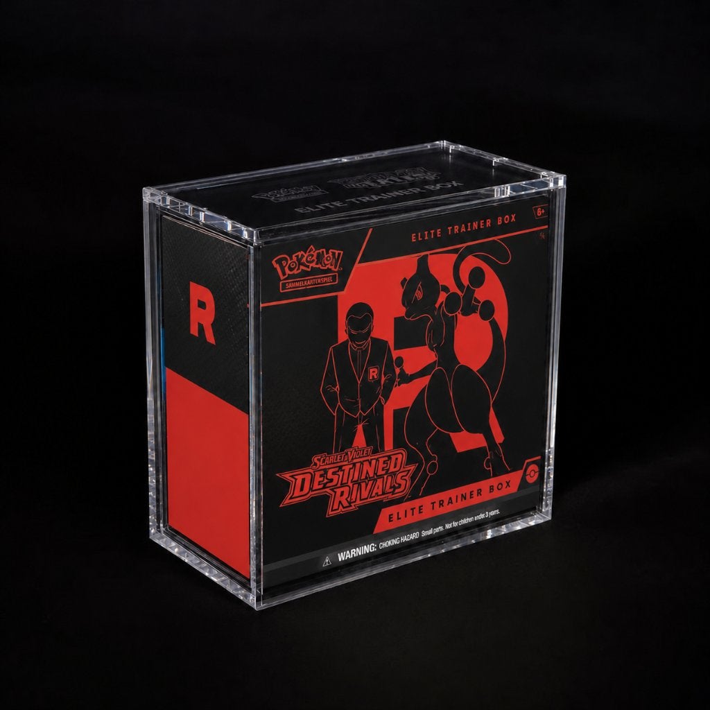 Pokémon - Acryl Elite Trainer Box, Ophalen of Verzenden, Nieuw, Boosterbox