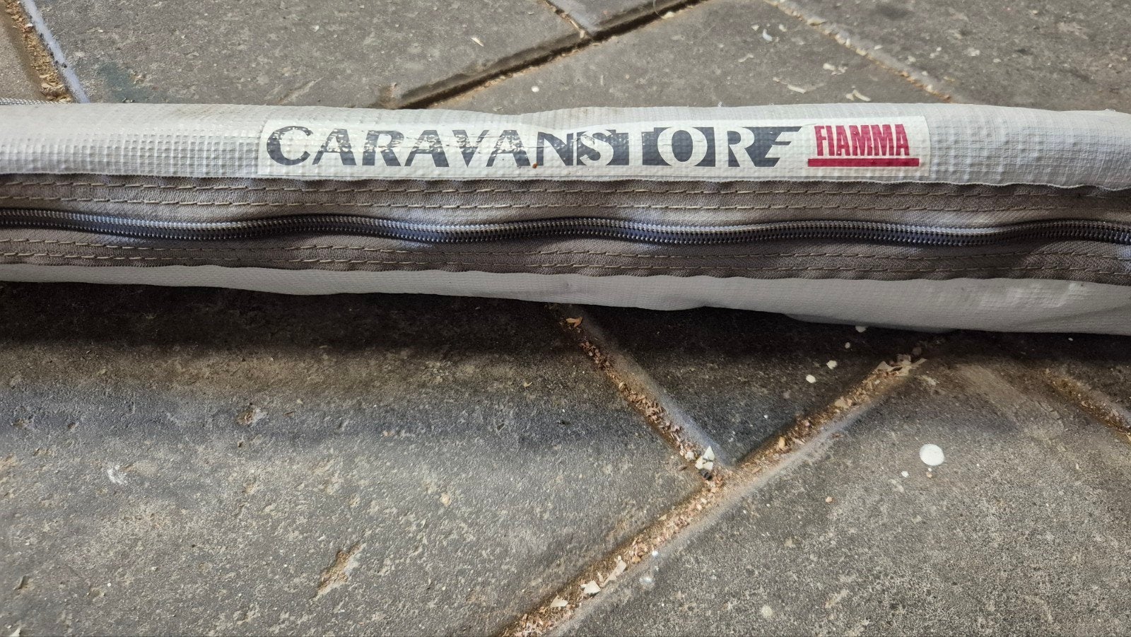 Fiamma Caravanstore zakluifel incl wanden en stormbanden, Caravans en Kamperen, Ophalen, Gebruikt