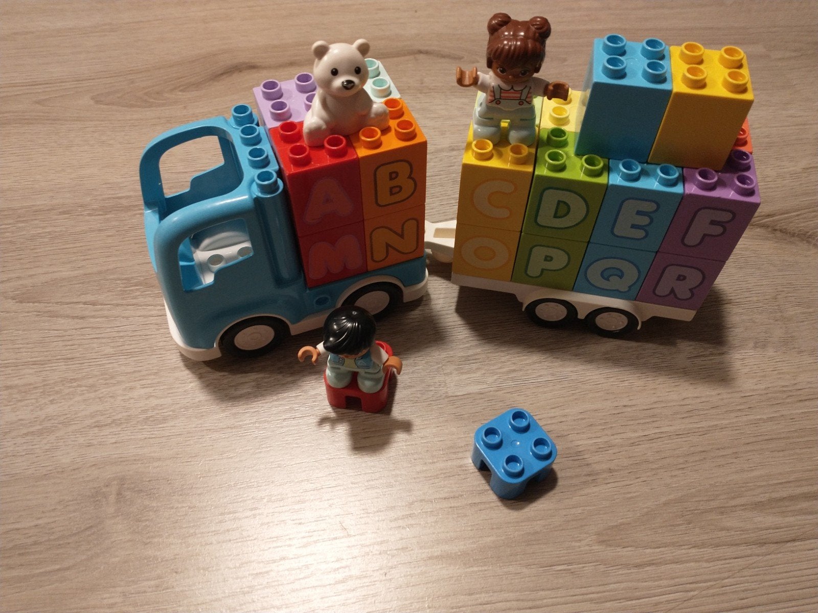 LEGO DUPLO alphabet vrachtwagen, Ophalen of Verzenden, Gebruikt, Overige merken