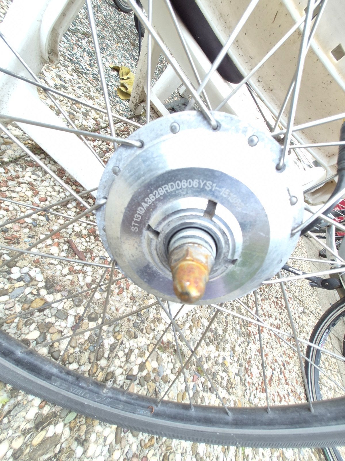 Voorwielen met motor, Fietsen en Brommers, Gebruikt, Overige typen, Ophalen, Elektrische fiets