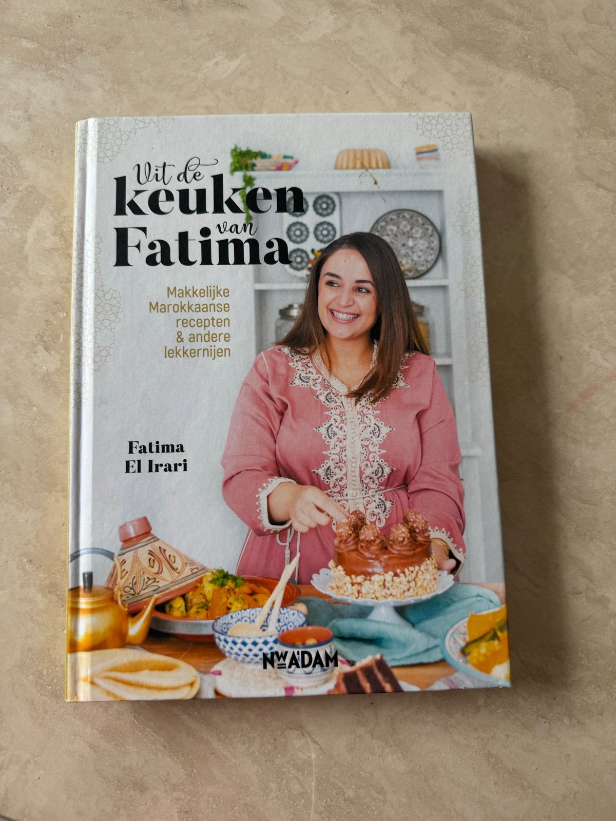 Vit de keuken van Fatima - Marokkaanse recepten, Ophalen of Verzenden, Zo goed als nieuw, Midden-Oosten en Marokko, Voorgerechten en Soepen