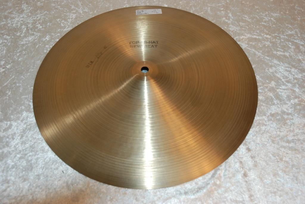 Zildjian  New beat open logo hihats 1045/1693gr 15 inch, Gebruikt, ., Drums of Percussie, Ophalen of Verzenden