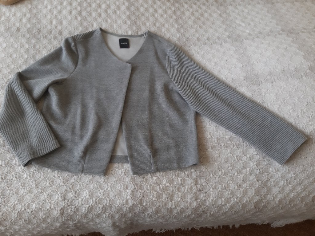 grijs jasje / vest Bonita maat XL, Ophalen, Maat 46/48 (XL) of groter, Bonita, Zo goed als nieuw