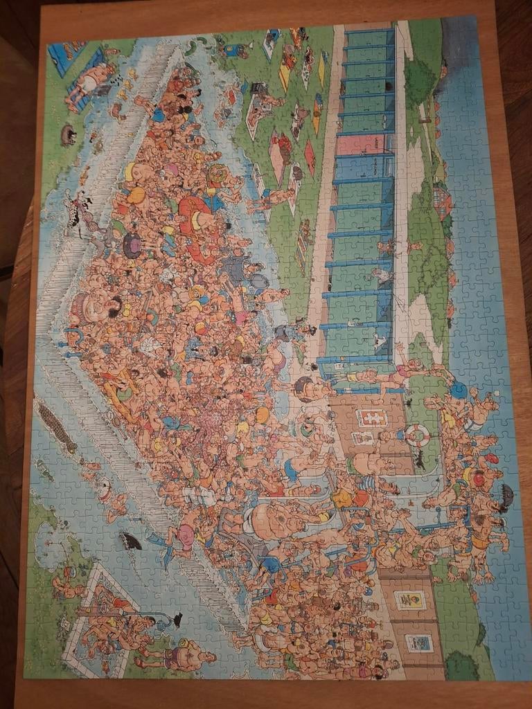 Jan van Haasteren puzzel compleet!, Ophalen