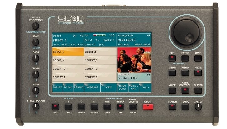 Ketron SD40 Arranger Module uitbreiding voor midiinstrument, Niet ingevuld, Nieuw, Midi-aansluiting, Niet ingevuld