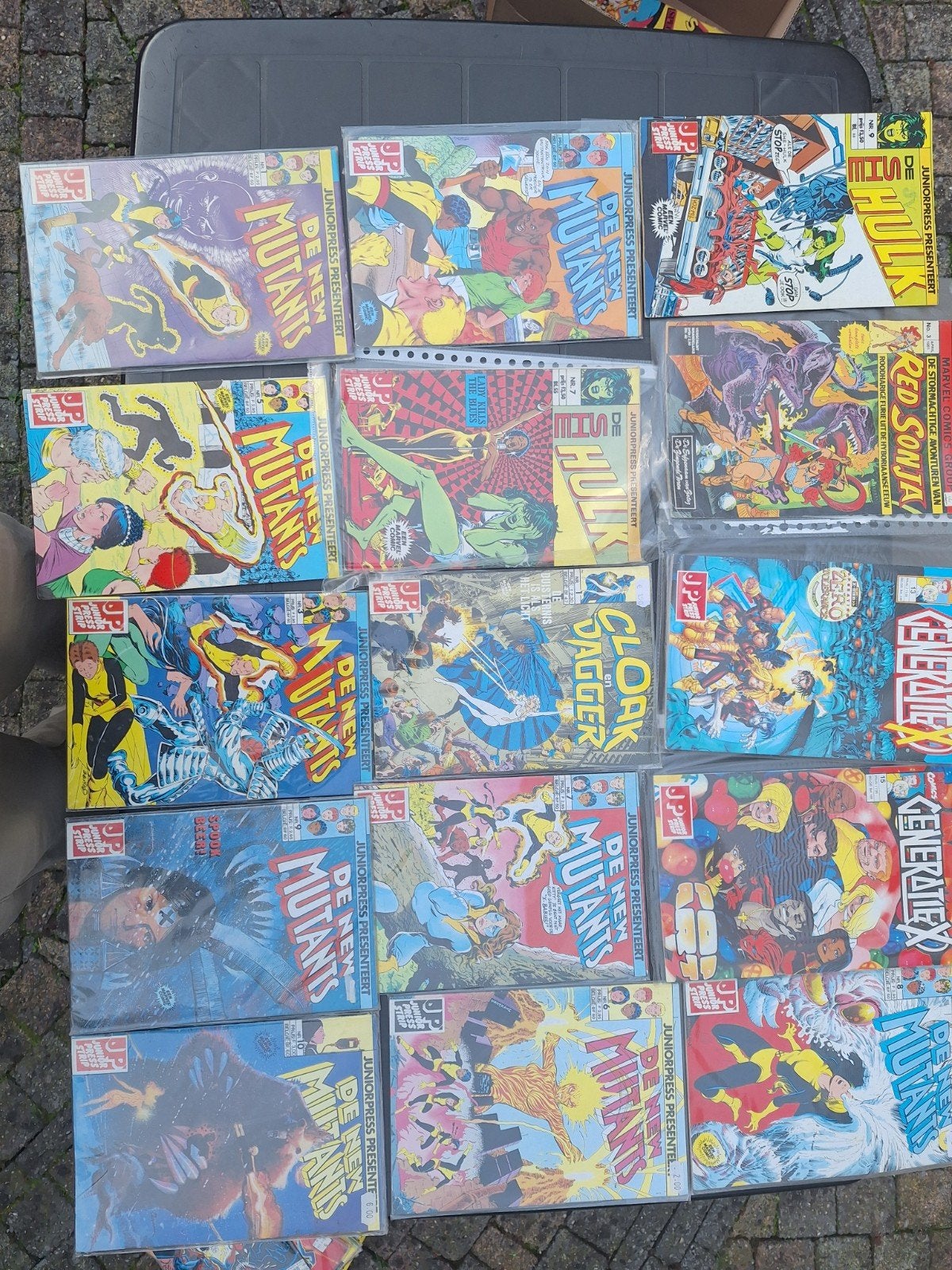 Grote collectie Juniorpress stripboeken (o.a. New Mutants), Meerdere stripboeken, Ophalen of Verzenden, Gelezen, Chris Claremont